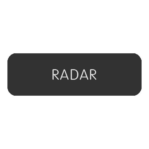 Blue SeaLarge Format Label - "Radar" [8063-0349]