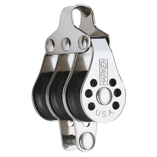 Harken 22mm Triple Micro Block w\/Becket- Fishing [229F]