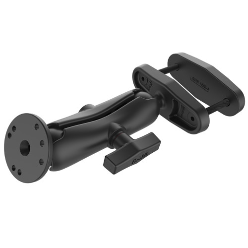 RAM Mount Square Post Clamp f\/Posts Up to 3" Wide w\/Arm [RAM-101U-247-3]