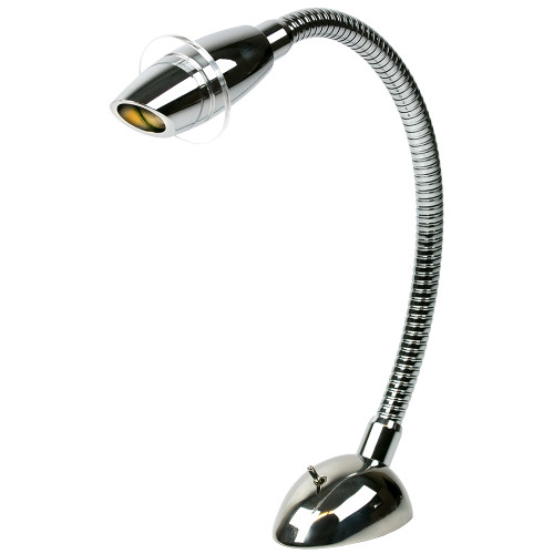 Sea-Dog Deluxe High Power LED Reading Light Flexible w\/Switch - Cast 316 Stainless Steel\/Chromed Cast Aluminum [404541-1]