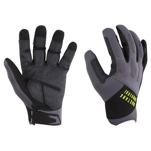 Mustang EP 3250 Full Finger Gloves - Grey\/Black - X-Small [MA600502-262-XS-267]