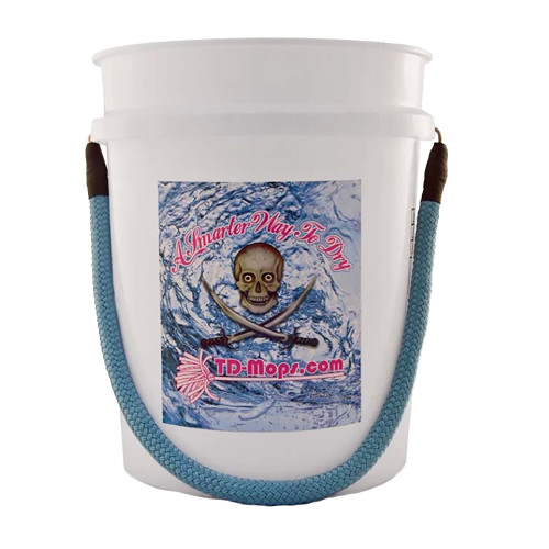 TD Mop TD Bucket - White - 5 Gallon [TDBUCKET]