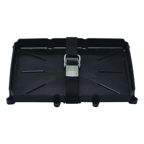 T-H Marine 24 Series Battery Holder Tray w\/Stainless Buckled Strap [NBH-24-SSC-DP]