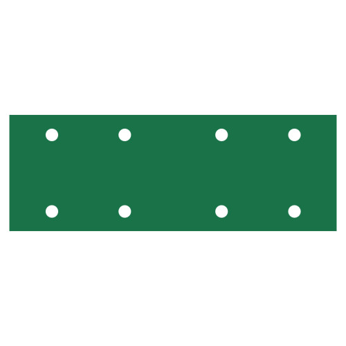 RUPES PROCUT Film Abrasive Sheets 70mm x 200mm (2.75" x 7.8") - 8 Hole - P320 Grit *Box of 100pcs [9.45FF320]
