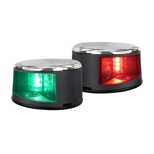 Hella Marine NaviLED Gen II Port\/Starboard Deck Mount Navigation Lamps - Stainless Steel [017910821]