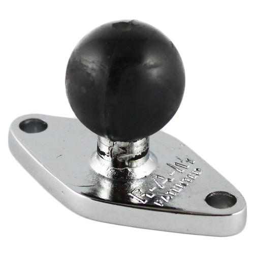 RAM Mount Chrome Diamond Base w\/1" Ball [RAM-B-238CHU]