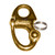 Ronstan Brass Snap Shackle - Fixed Bail - 59.3mm (2-5\/16") Length [RF6002]