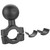 RAM Mount Torque 3\/4" - 1" Diameter Handlebar\/Rail Base with C Size 1.5" Ball [RAM-408-75-1U]
