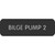 Blue Sea Large Format Label - "Bilge Pump 2" [8063-0062]