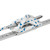 Schaefer Mid-Rail Chock\/Cleat Stainless Steel [70-74]