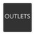 Blue Sea 6520-0333 Square Format Outlets Label [6520-0333]