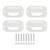 HEISE Rock Light White Cover *4-Pack [HE-RLC-4W]
