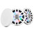 DS18 8" 2-Way Coaxial Marine Speakers w\/Digital LED Lights  Bullet Tweeter - White - 175W, 4-Ohm [NXL-IQ8\/WH]
