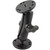 RAM Mount 1" Ball Double Socket Arm w\/2 2.5" Round Bases - AMPS Hole Pattern [RAM-B-101U]