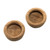 Whitecap Teak Round Drawer Pull - 1-3\/8" Round - 2 Pack [60127-A]