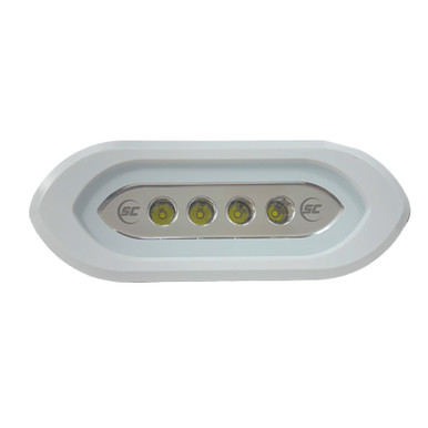 Shadow-Caster SCM-SL Series Flush Mount Spreader Light - White Housing - White [SCM-SLF-GW-WH]