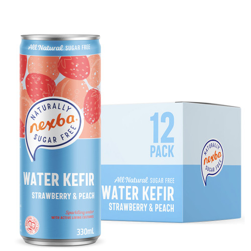 Nexba Strawberry & Peach Kefir 12 Pack Online