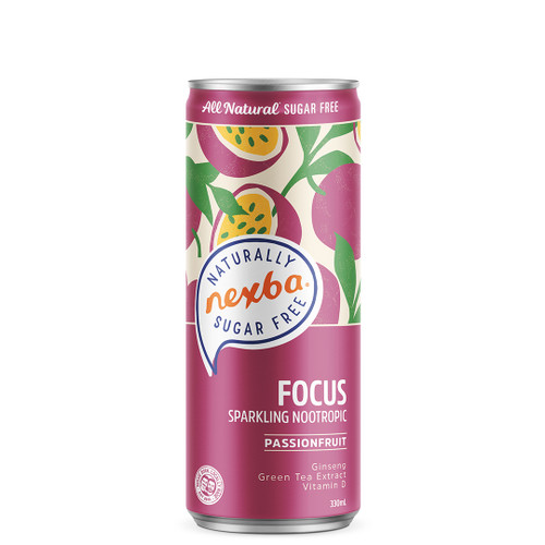 Nexba Focus Passionfruit Nootropics Cans