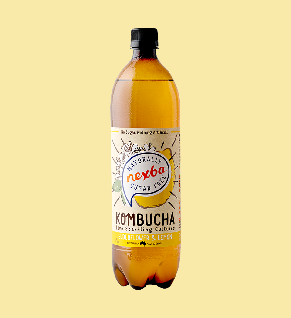 Elderflower & Lemon Kombucha 1L