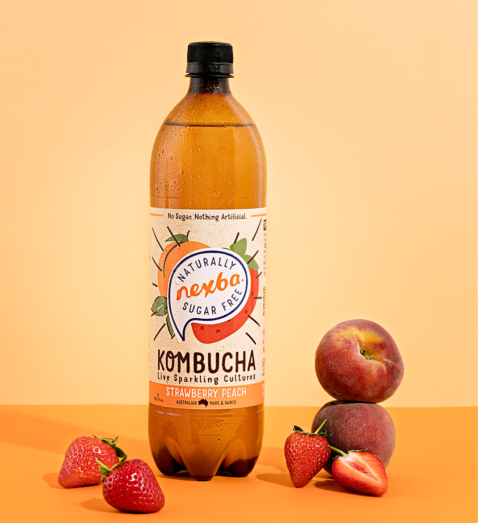 Strawberry & Peach Kefir Lifestyle