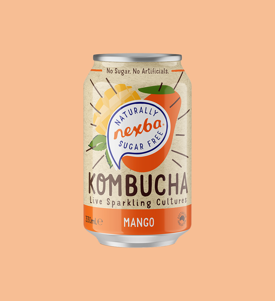 Mango Kombucha Can