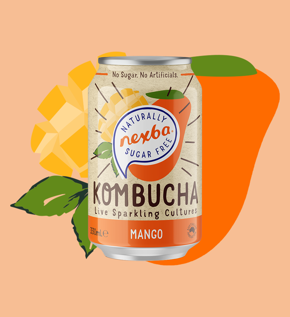 Mango Kombucha Can