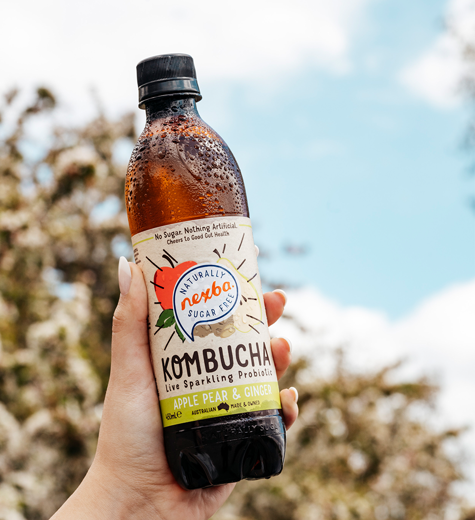 Apple, Pear & Ginger Kombucha 450ml