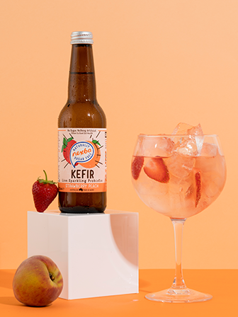 Kefir: Strawberry Spring Spritz