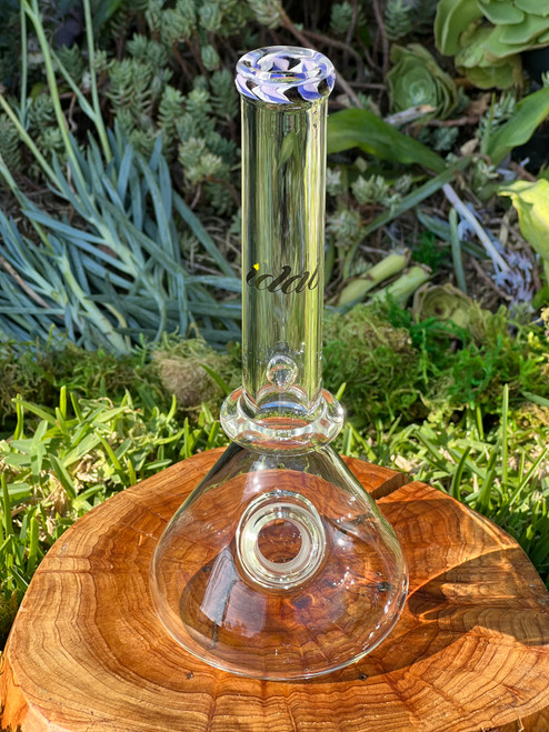 iDab Glass 10" Beaker Bong- Primo Lip 14mm