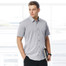 Mens Silver Trend Short Sleeve Shirt