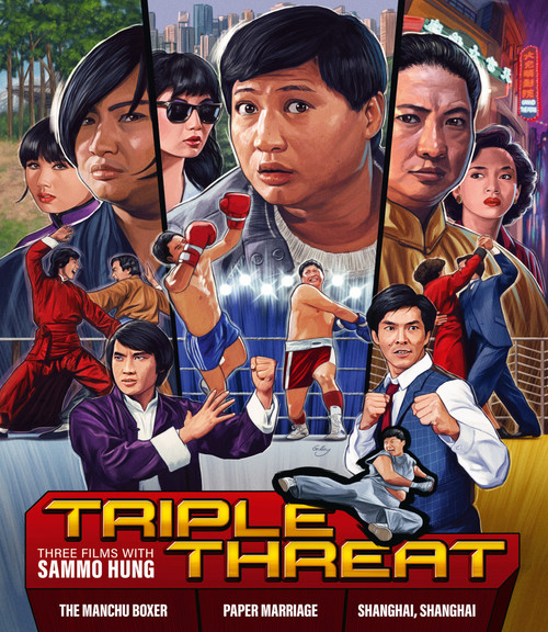 Triple Threat: Three Films with Sammo Hung (LE Blu-ray w/ Slip) (EUREKA US)