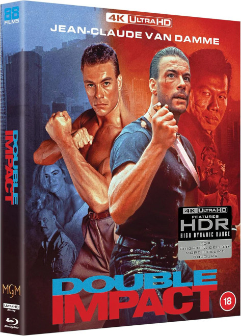 (PRE-ORDER) Double Impact (LE 4K UHD) (Region Free/B) (88 FILMS UK)