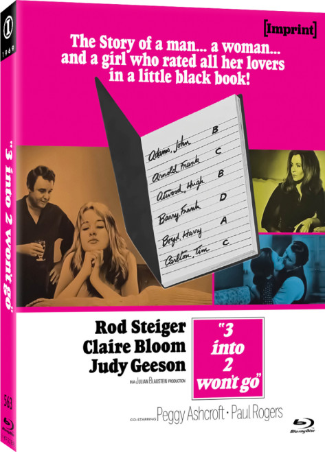 (PRE-ORDER) Three Into Two Won't Go (Blu-ray w/ LE Slip) (Region Free) (IMPRINT)