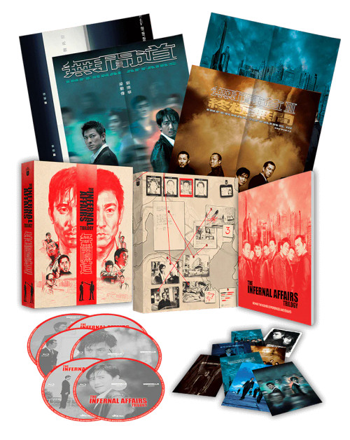 Infernal Affairs Trilogy (LE Collector's Edition 4K UHD/Blu-ray) (Region Free) (UMBRELLA)