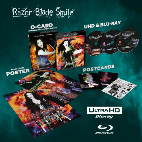 (PRE-ORDER) Razor Blade Smile (LE 4K UHD + Blu-ray) (Region Free) (SCREENBOUND)