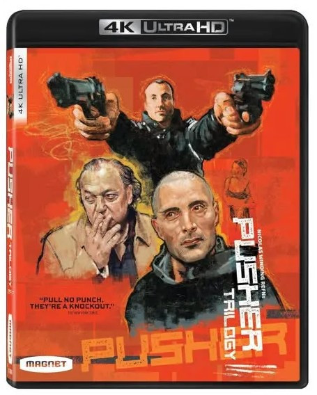 (PRE-ORDER) Pusher Trilogy (4-Disc 4K UHD Set) (MAGNET)