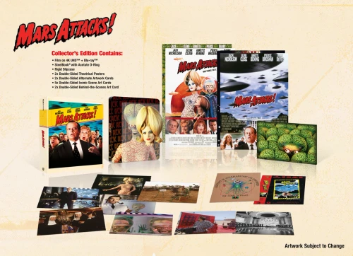 (PRE-ORDER) Mars Attacks (LE Collector’s Edition 4K UHD Steelbook) (Region Free) *See Note