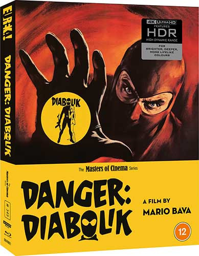 Danger: Diabolik (LE 4K UHD + Blu-ray w/ Slip) (Region Free/B) (EUREKA UK)