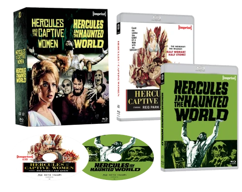 (PRE-ORDER) Hercules and the Captive Women / Hercules in the Haunted World (LE 2-Disc Blu-ray w/ Hardbox) (Region Free) (IMPRINT)
