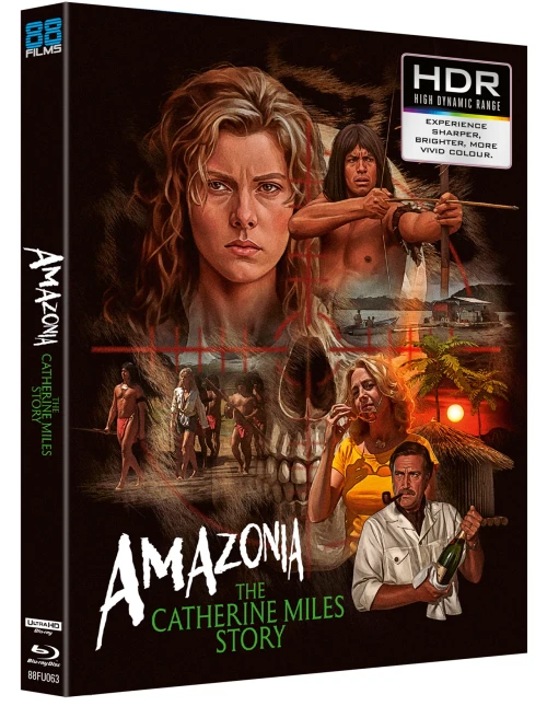 (PRE-ORDER) Amazonia: The Catherine Miles Story (LE 4K UHD + Blu-ray w/ Slip) (Region Free/B) (88 FILMS UK)