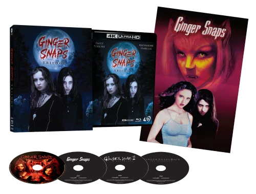 (PRE-ORDER) Ginger Snaps Trilogy (LE 4K UHD/Blu-ray w/ Hardbox) (Region Free) (VIA VISION) *See Notes