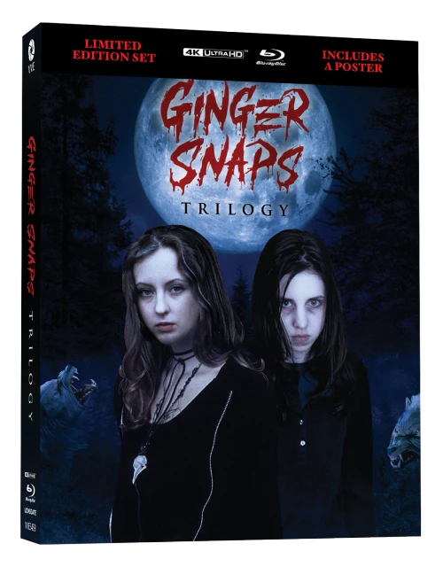 (PRE-ORDER) Ginger Snaps Trilogy (LE 4K UHD/Blu-ray w/ Hardbox) (Region Free) (VIA VISION) *See Notes