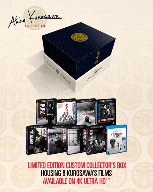 Akira Kurosawa Collection (LE 4K UHD / Blu-ray Box Set) (Region Free) (MADMAN) *One Per Customer / See Notes