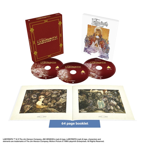 Labyrinth (LE 4K UHD Collector's Edition Steelbook) (Region Free/B) (ANIME LTD)