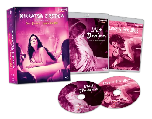 (PRE-ORDER) Nikkatsu Erotica Volume 1: Wet Desire / Lovers Are Wet (LE Blu-ray w/ Hardbox) (Region Free) (IMPRINT)