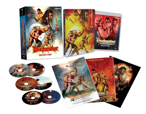 (PRE-ORDER) Deathstalker Collection (LE 6-Disc 4K UHD Steelbook w/ Lenticular Hardcase) (Region Free) (IMPRINT)