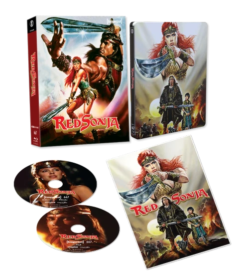 (PRE-ORDER) Red Sonja (LE 4K UHD Steelbook w/ Lenticular Hardcase) (Region Free) (IMPRINT)