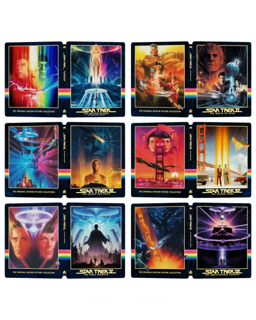(PRE-ORDER) Star Trek: The Original Motion Picture Collection (UK LE 4K UHD Steelbook Library Case) (Region Free) (PARAMOUNT) *One  Per Customer *See Notes