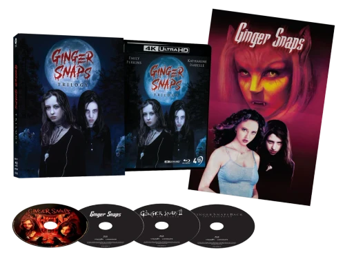 Ginger Snaps Trilogy (LE 4K UHD/Blu-ray w/ Hardbox) (Region Free) (VIA VISION) *See Notes