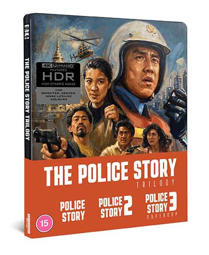 (PRE-ORDER) The Police Story Trilogy (LE 4K UHD Steelbook) (Region Free)